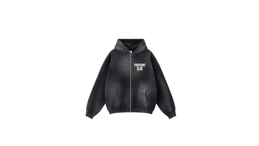 4FK WASHED GREY HOODIE