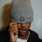 4FK GREY BEANIE