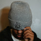 4FK GREY BEANIE