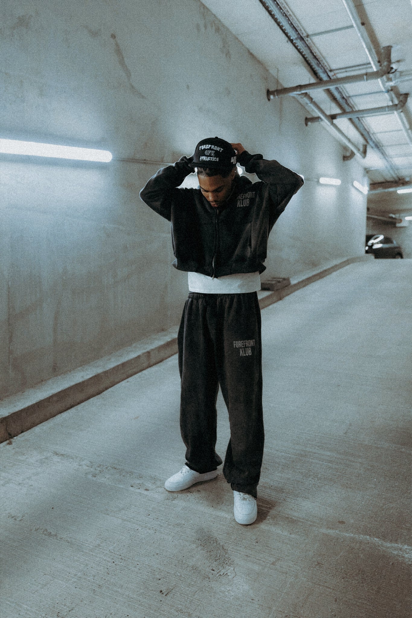 4FK WASHED GREY JOGGA