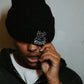 4FK BLACK BEANIE